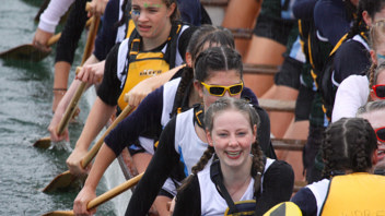 Weather didn't dampen Marsden girls' spirits at dragon boat festival
